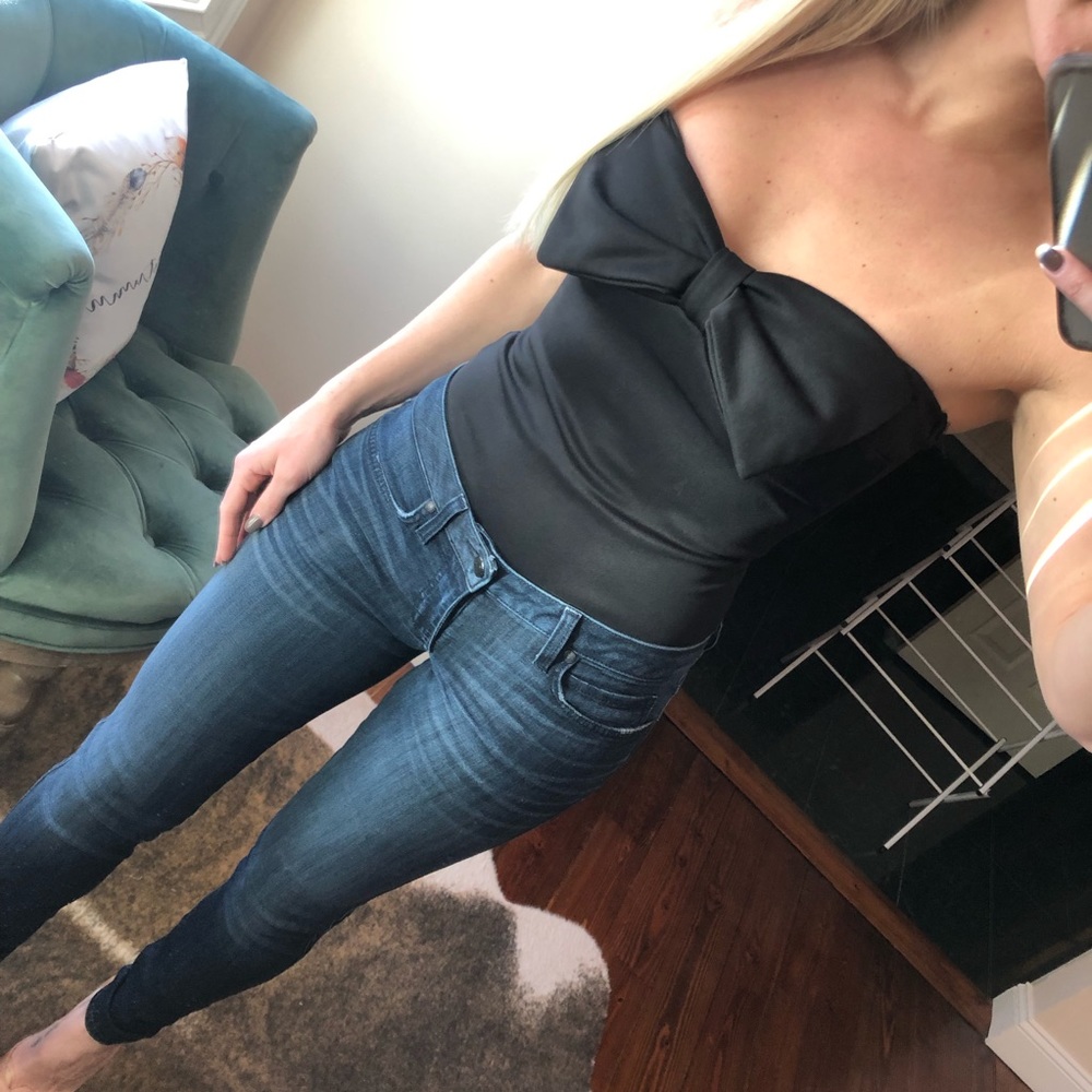 Black onesie tube top